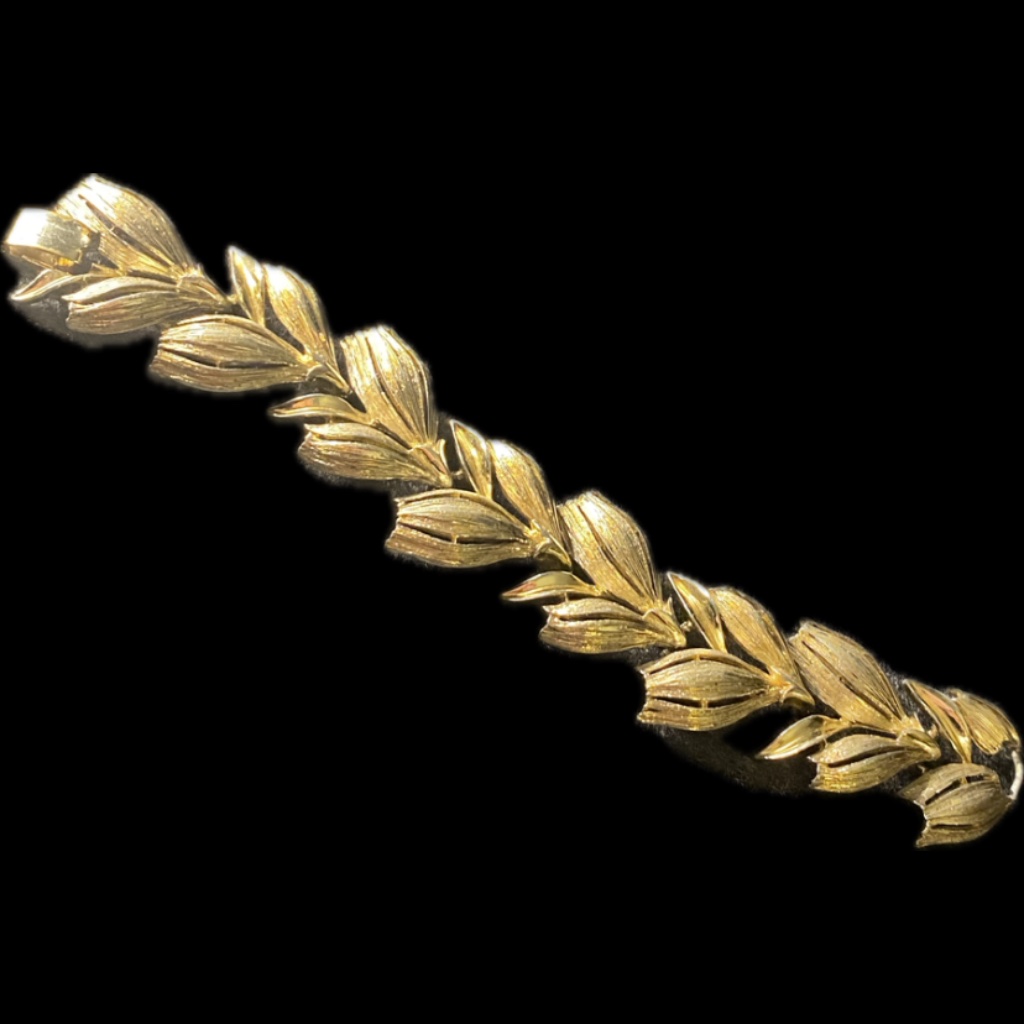 Gold Bell Flower Bracelet 30$